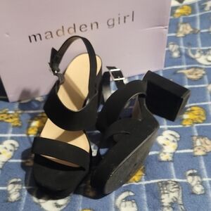 Madden Girl Black Women's Sandals